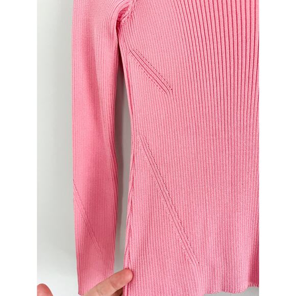 Anna October | Square Neck Sweater with Back Tie | Pink | Sz M - Picture 4 of 9